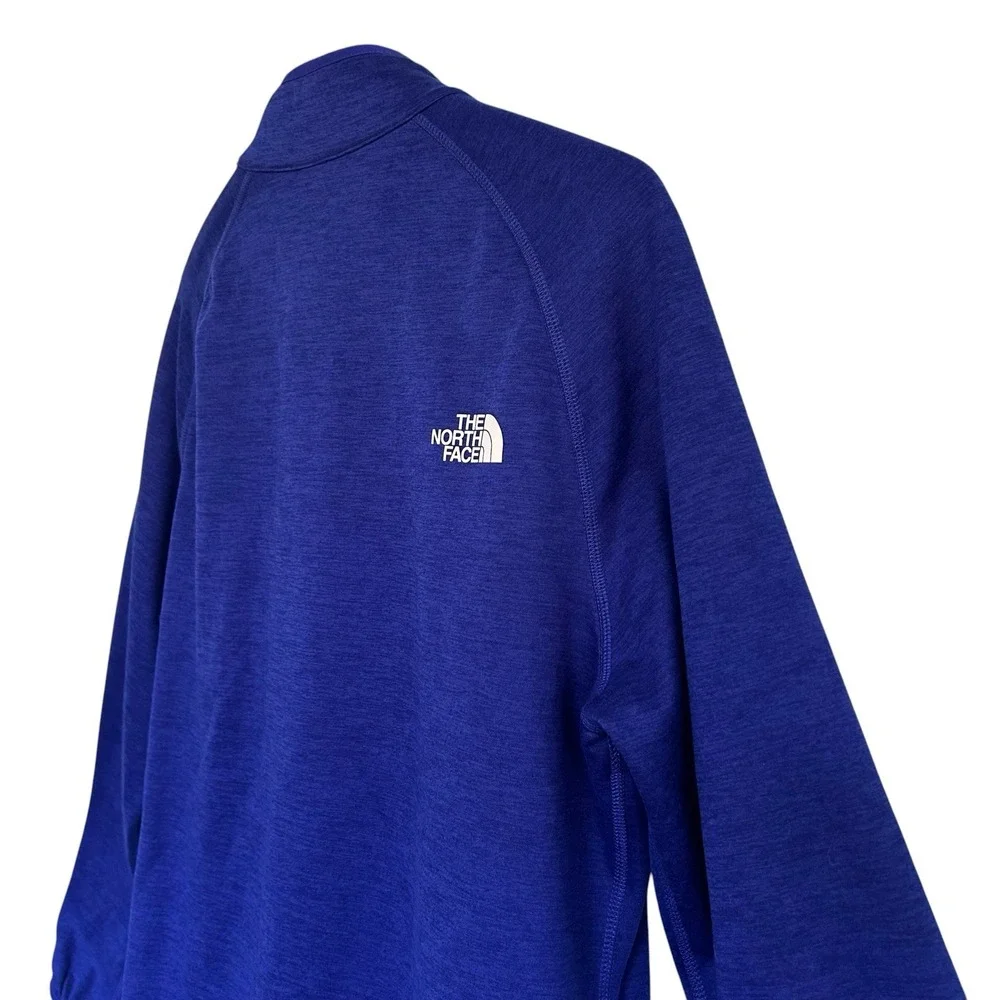 The North Face Men Blue 1/4 Zip Performance Pullover Jacket NF0A5G9W L